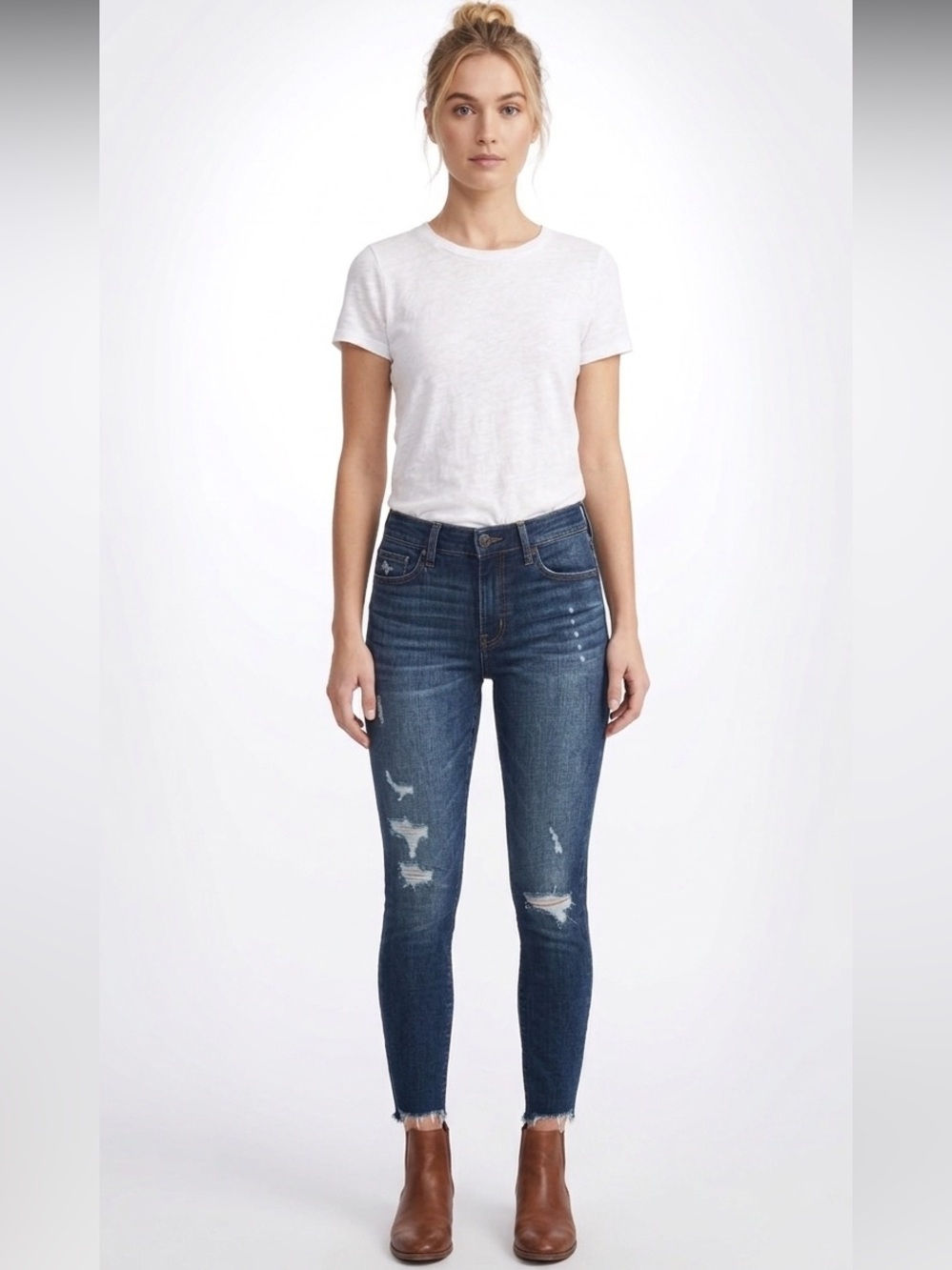 New Abercrombie & Finch New Y2K Harper Ankle Jeans